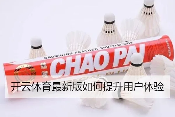 开云体育最新版如何提升用户体验